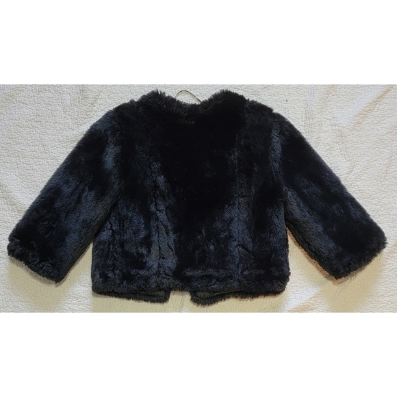 LC Lauren Conrad Faux Fur Cropped Jacket - Picture 4 of 8